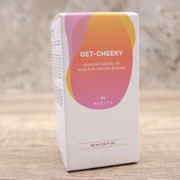 Maely's GET-CHEEKY Enriched Cellulite Oil Huile Anti-Cellulite Enrichie 60 ml - Picture 1 of 5